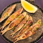 Gegrilde sardines